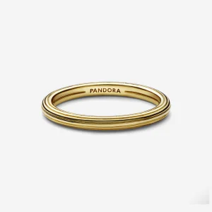 Nhẫn Pandora ME Mạ Vàng 14k Tròn Trơn